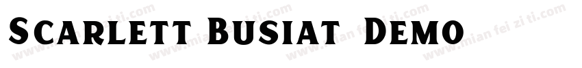 Scarlett Busiat_Demo字体转换